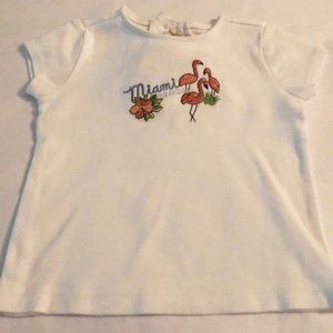 Top infant girls size 12-18 months cotton new Gymboree height 29-31" wt22-27lbs-
